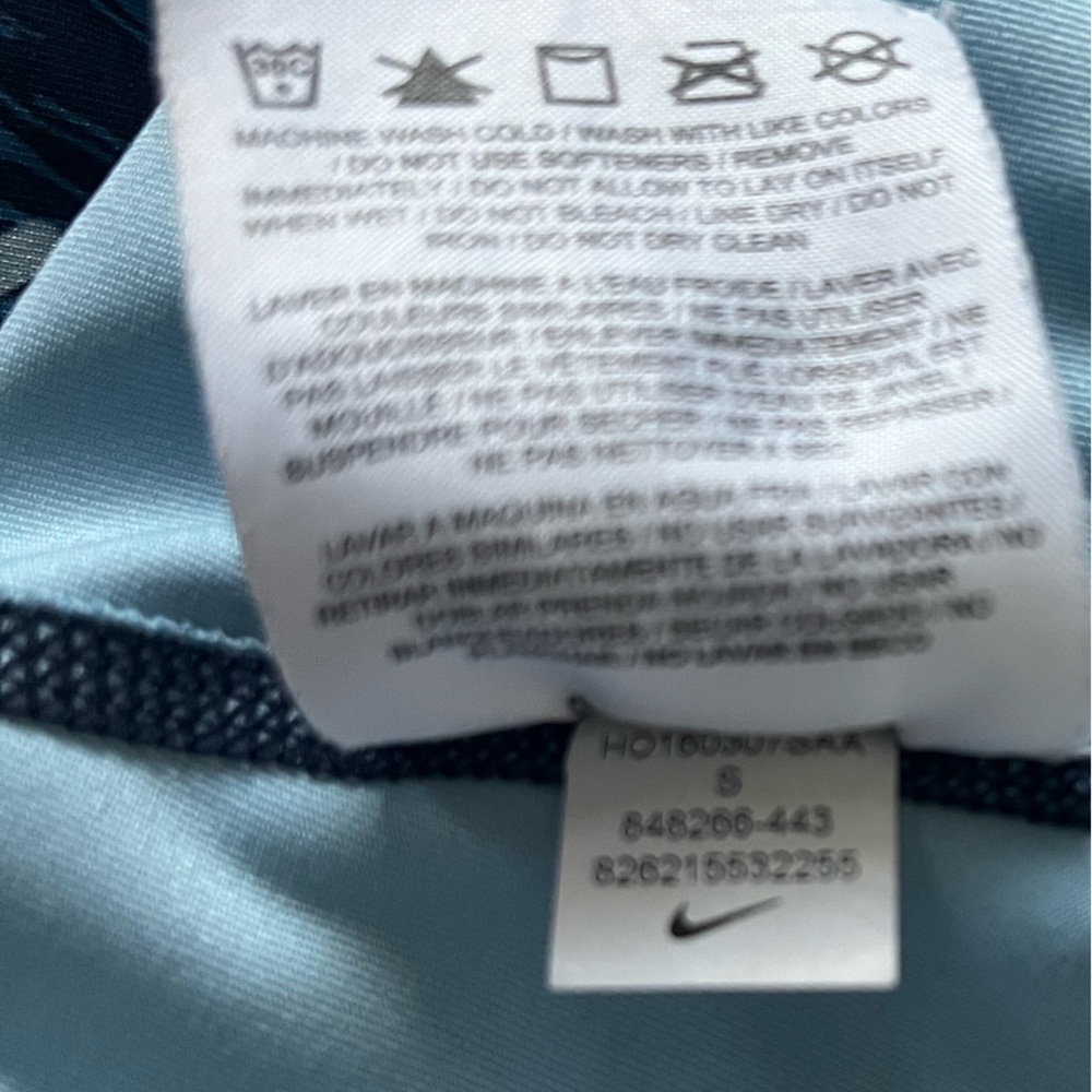 Nike Pro Compression Shorts Size Small Blue Pattern Print - Picture 4 of 6